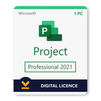 MICROSOFT PROJECT 2021 PROFESSIONAL LICENSE – 1PC