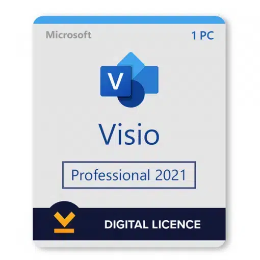 MICROSOFT VISIO 2021 PROFESSIONAL LICENSE – 1PC