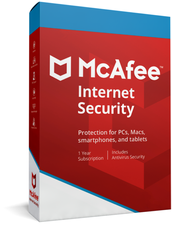 McAfee Internet Security 2022 – 1 Device – 10 Years – Instant Delivery